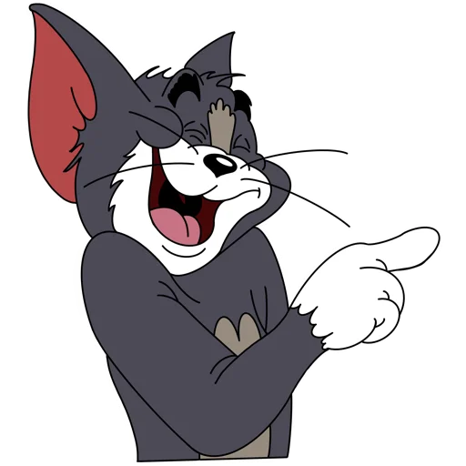 Sticker from the "tom and jerry" sticker pack