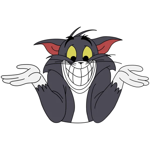 Sticker from the "tom and jerry" sticker pack