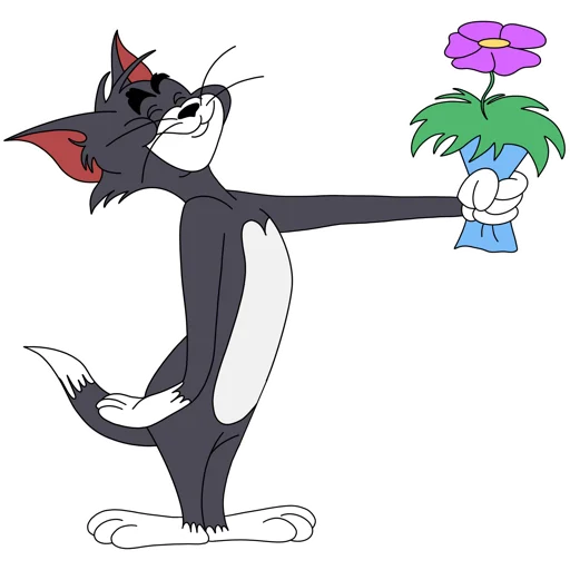 Sticker from the "tom and jerry" sticker pack