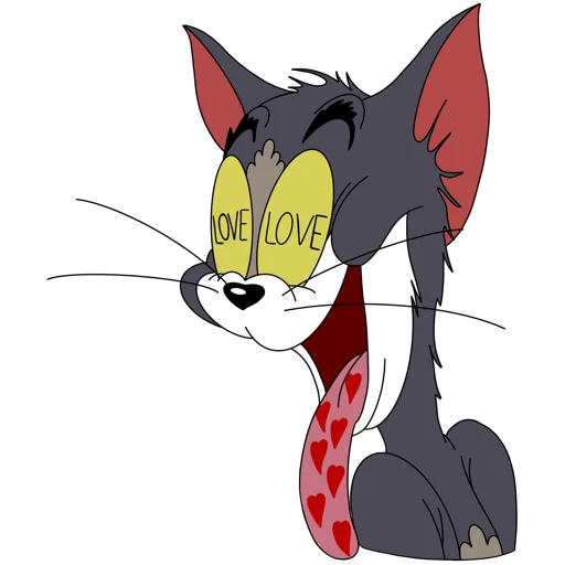 Sticker from the "tom and jerry" sticker pack