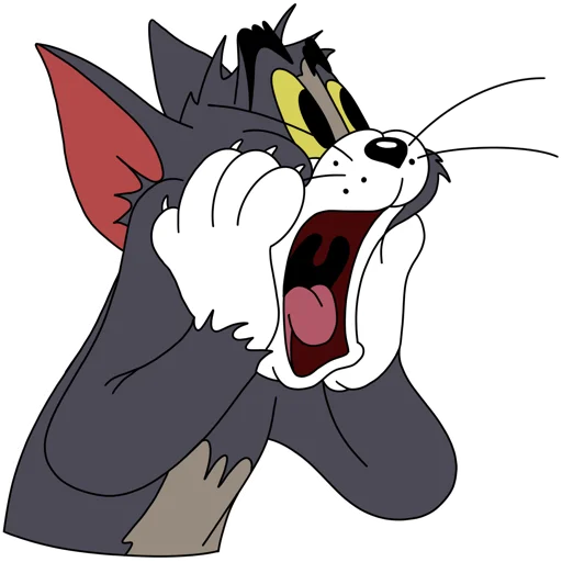 Sticker from the "tom and jerry" sticker pack