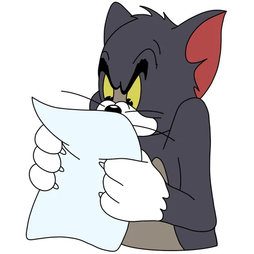 Sticker from the "tom and jerry" sticker pack