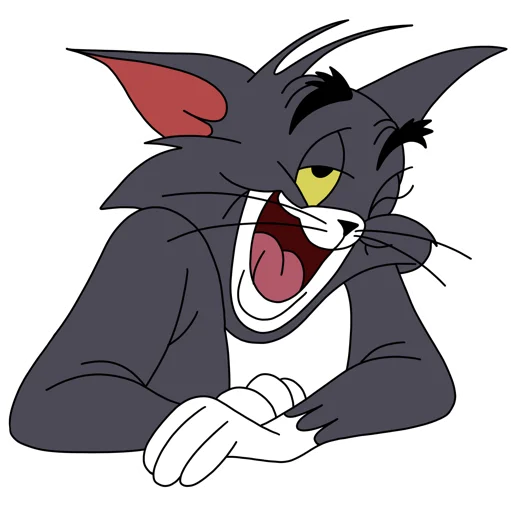 Sticker from the "tom and jerry" sticker pack