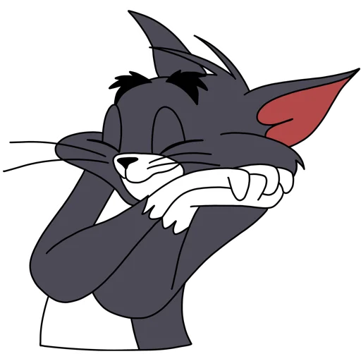 Sticker from the "tom and jerry" sticker pack