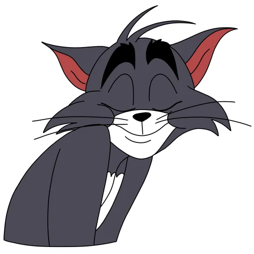 Sticker from the "tom and jerry" sticker pack