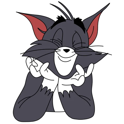 Sticker from the "tom and jerry" sticker pack