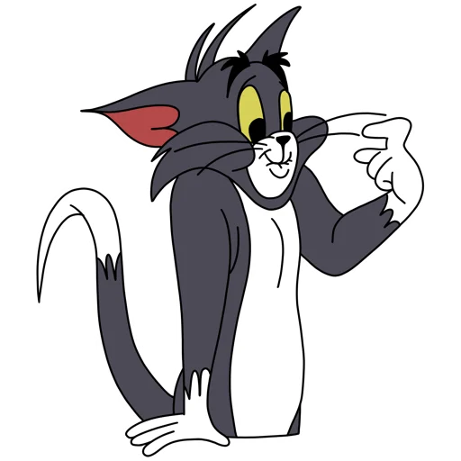 Sticker from the "tom and jerry" sticker pack