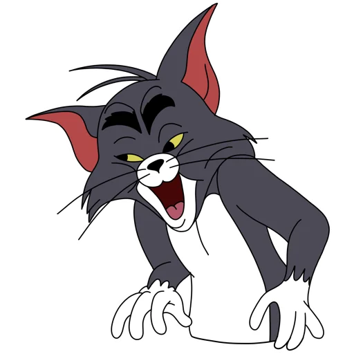 Sticker from the "tom and jerry" sticker pack