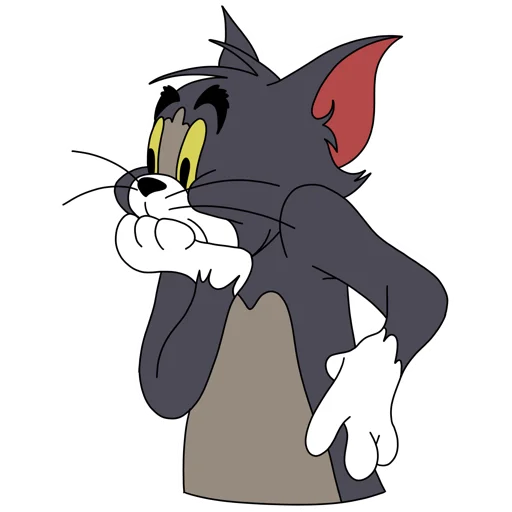 Sticker from the "tom and jerry" sticker pack