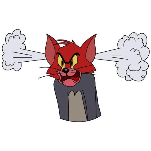 Sticker from the "tom and jerry" sticker pack