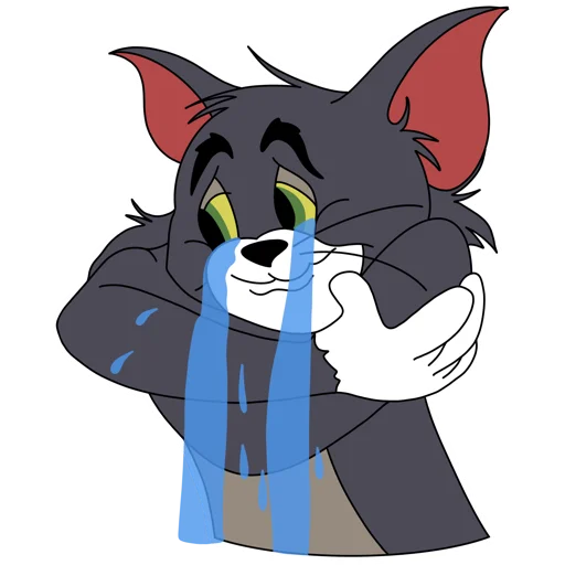 Sticker from the "tom and jerry" sticker pack