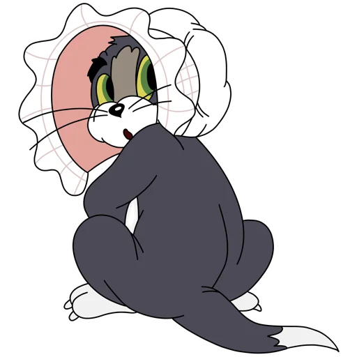 Sticker from the "tom and jerry" sticker pack