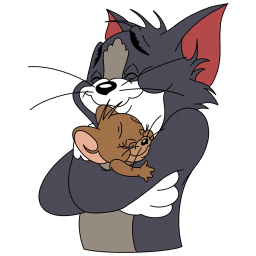 Sticker from the "tom and jerry" sticker pack