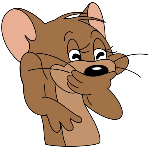 Sticker from the "tom and jerry" sticker pack