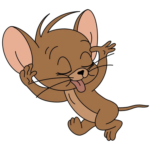 Sticker from the "tom and jerry" sticker pack