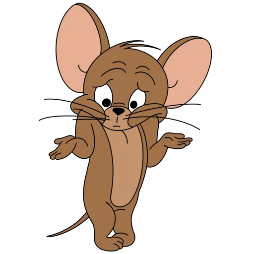 Sticker from the "tom and jerry" sticker pack