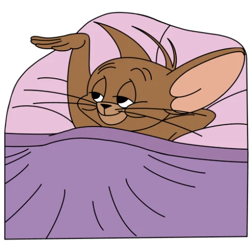 Sticker from the "tom and jerry" sticker pack