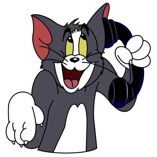 Sticker from the "tom and jerry" sticker pack