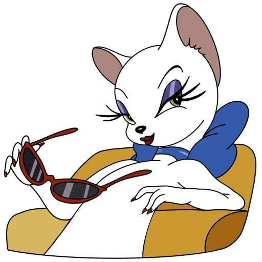 Sticker from the "tom and jerry" sticker pack