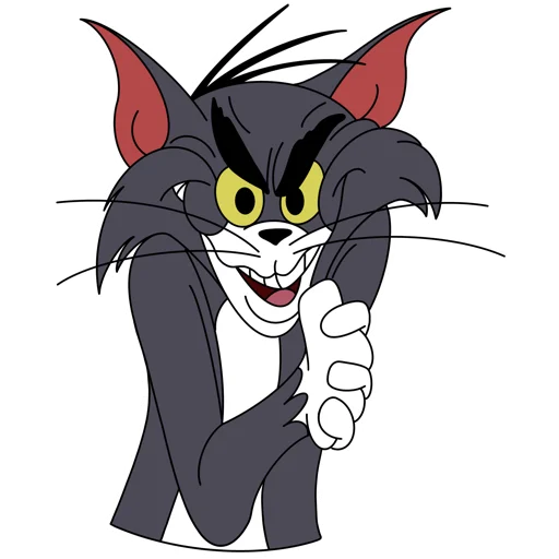 Sticker from the "tom and jerry" sticker pack