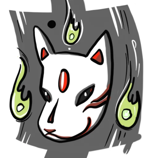 Sticker from the "chthonic" sticker pack