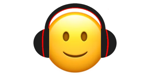 Sticker from the "Headphones" sticker pack