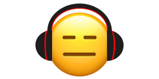 Sticker from the "Headphones" sticker pack