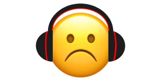 Sticker from the "Headphones" sticker pack