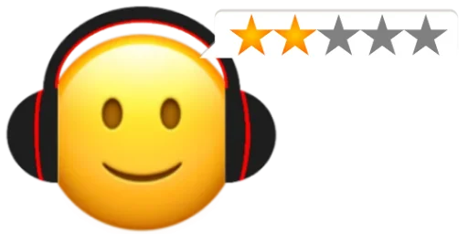 Sticker from the "Headphones" sticker pack