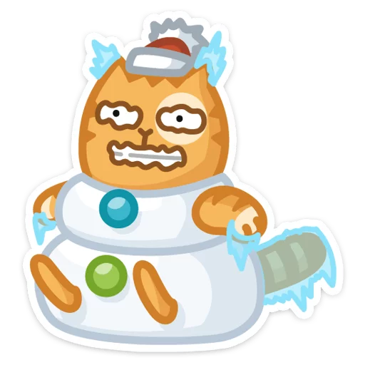 Sticker from the "Новогодний Персик" sticker pack