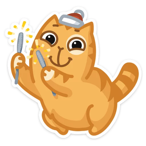 Sticker from the "Новогодний Персик" sticker pack