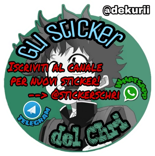 Sticker from the "Round Animals" sticker pack