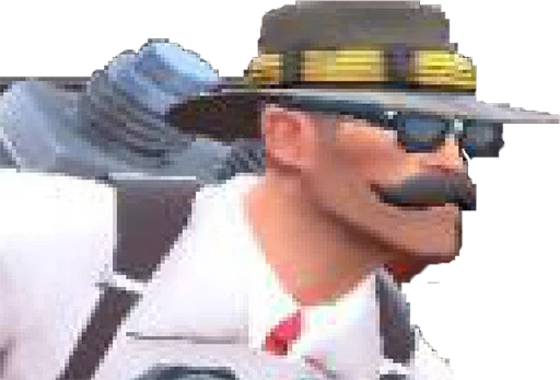 Sticker from the "tf2 jpeg" sticker pack