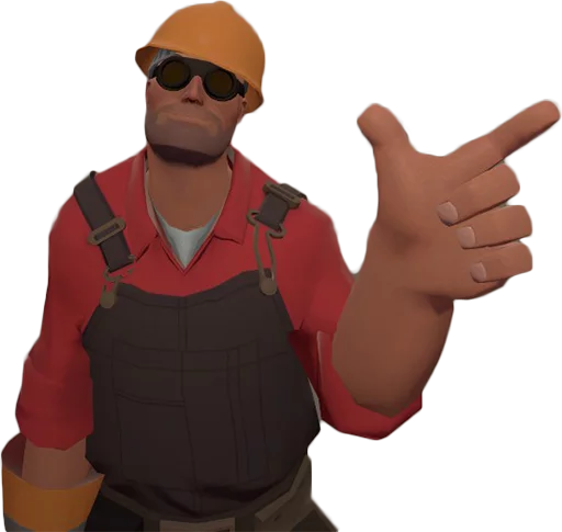 Sticker from the "tf2 jpeg" sticker pack