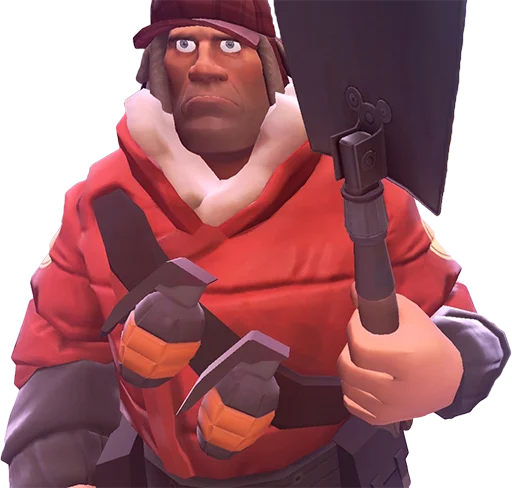 Sticker from the "tf2 jpeg" sticker pack