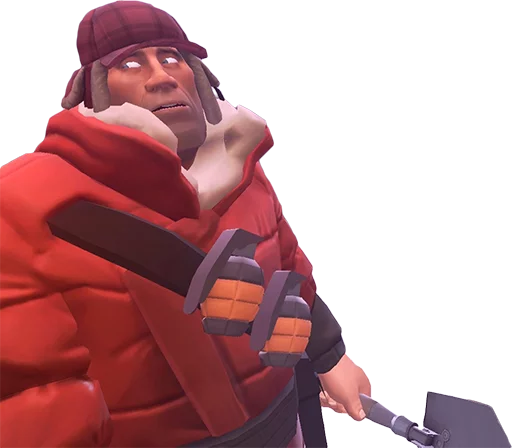 Sticker from the "tf2 jpeg" sticker pack