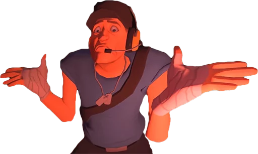 Стикер из набора "tf2 jpeg"