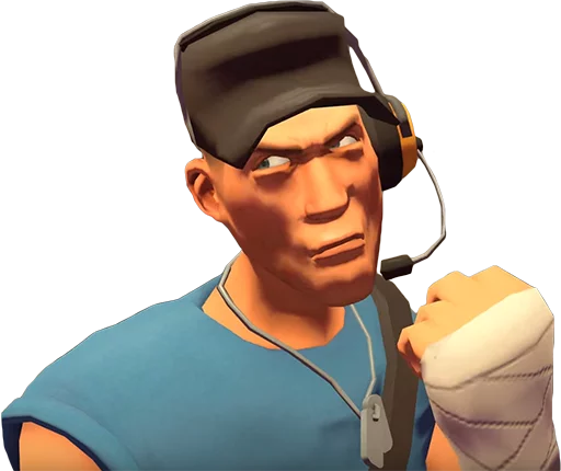 Sticker from the "tf2 jpeg" sticker pack