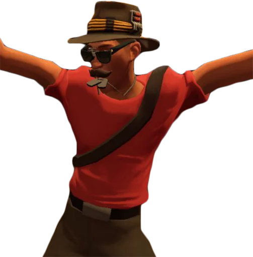 Sticker from the "tf2 jpeg" sticker pack