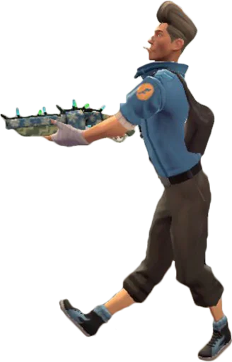 Sticker from the "tf2 jpeg" sticker pack