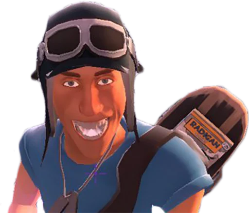 Sticker from the "tf2 jpeg" sticker pack