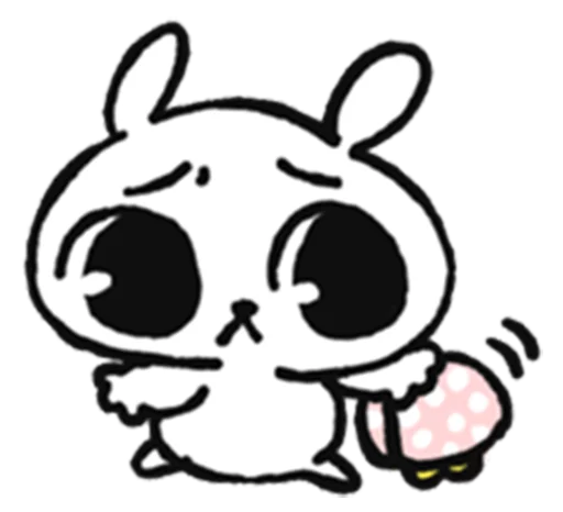 Sticker from the "marshmallow puppies" sticker pack