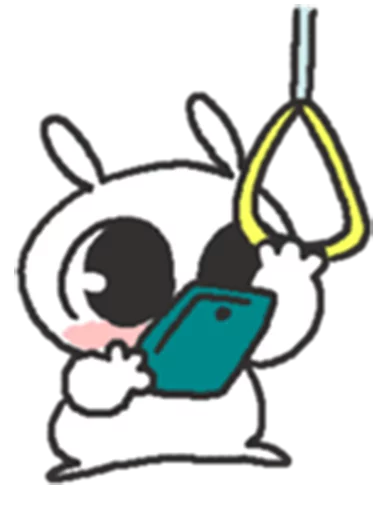 Sticker from the "marshmallow puppies" sticker pack