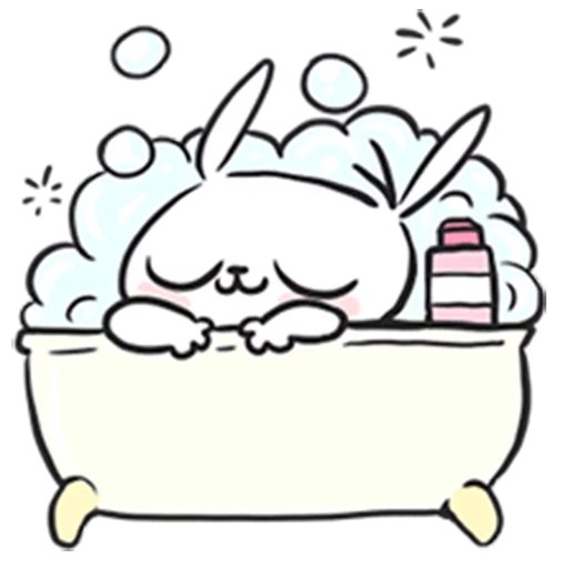 Sticker from the "marshmallow puppies" sticker pack