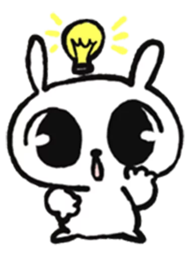 Sticker from the "marshmallow puppies" sticker pack