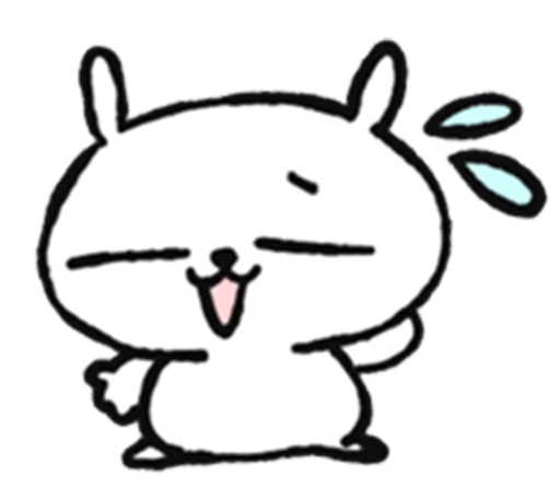 Sticker from the "marshmallow puppies" sticker pack