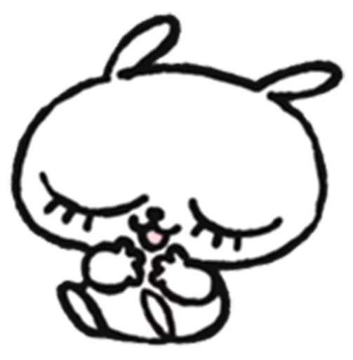 Sticker from the "marshmallow puppies" sticker pack