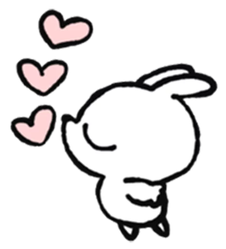 Sticker from the "marshmallow puppies" sticker pack