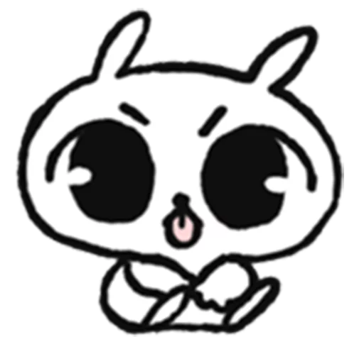 Sticker from the "marshmallow puppies" sticker pack