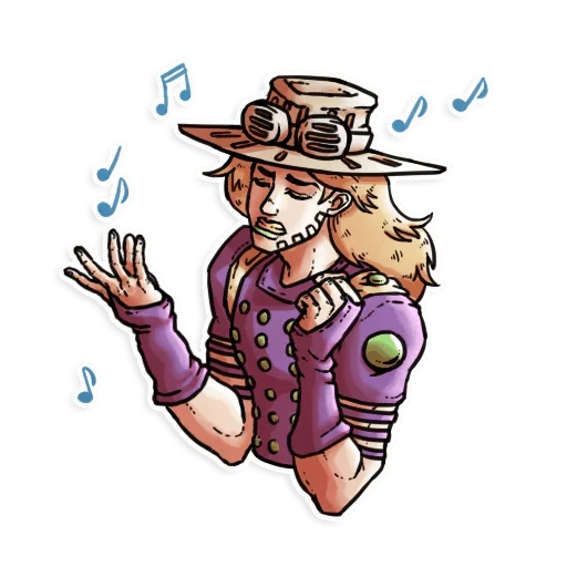 Sticker from the "JoJo" sticker pack